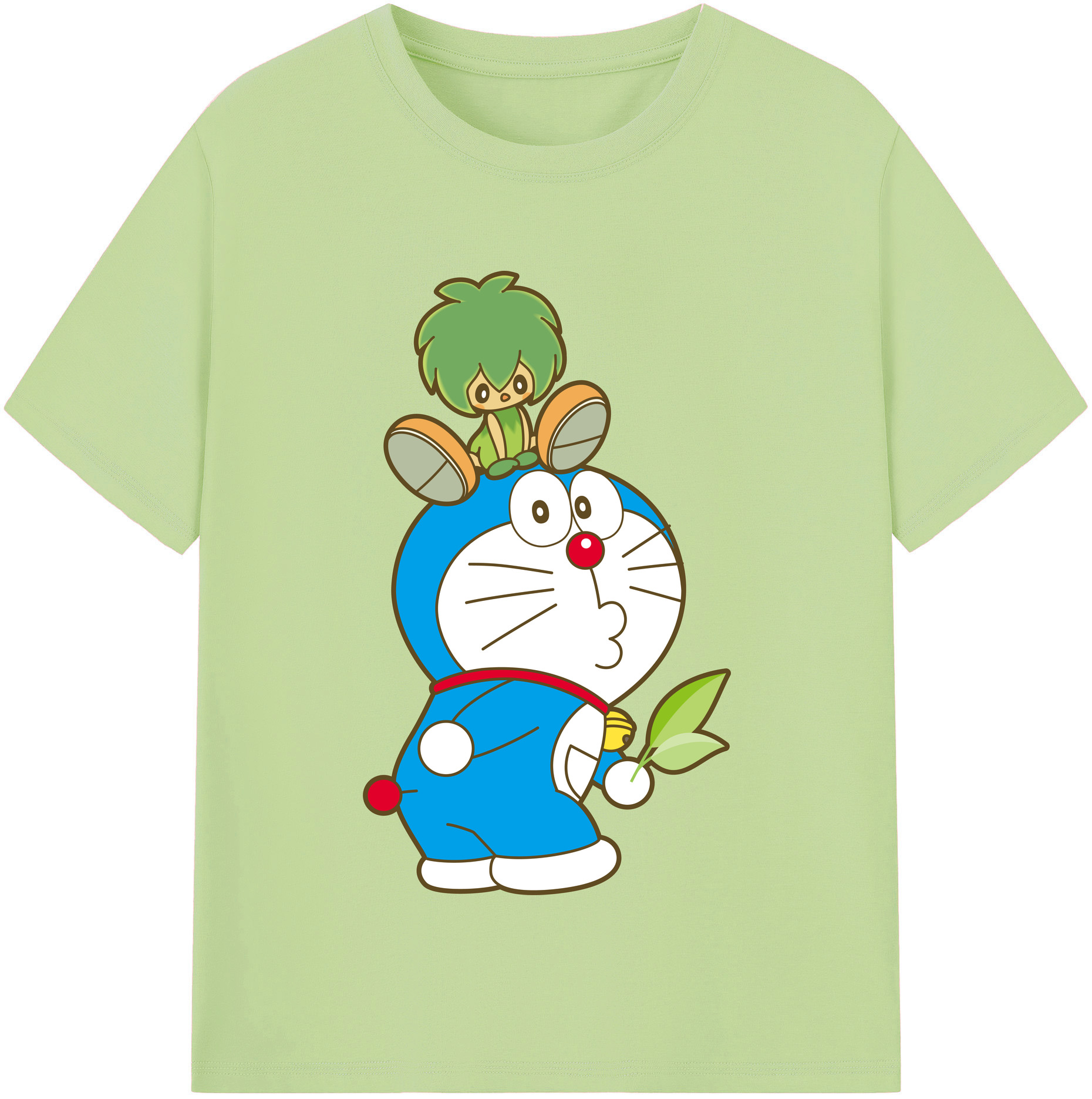 （画像用） ドラえもん Doraemon 綿100％半袖Tシャツ（フロントプリント）